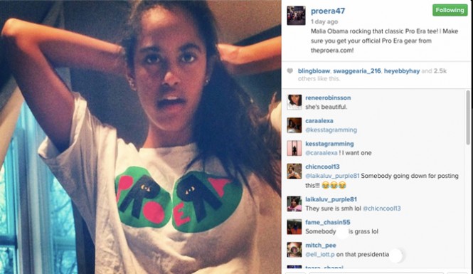 Malia Obama, foto privata sul web