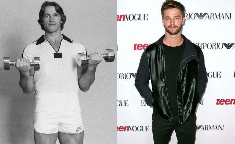 Arnold Schwarzenegger e il figlio Patrick