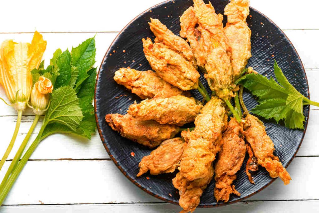 fiori di zucca fritti