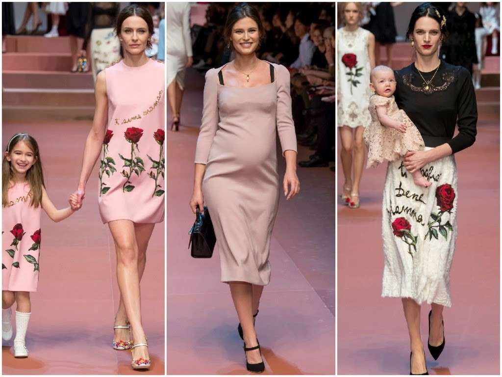 Dolce e Gabbana mamma e figlio