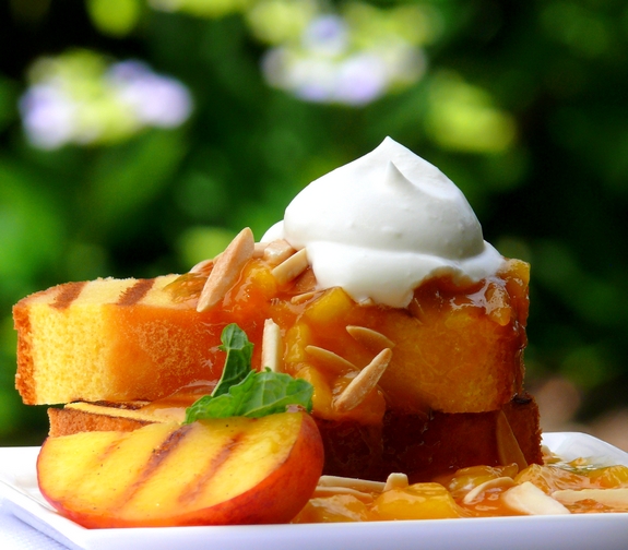 Frutta arrosto con crema fresca, ricetta light