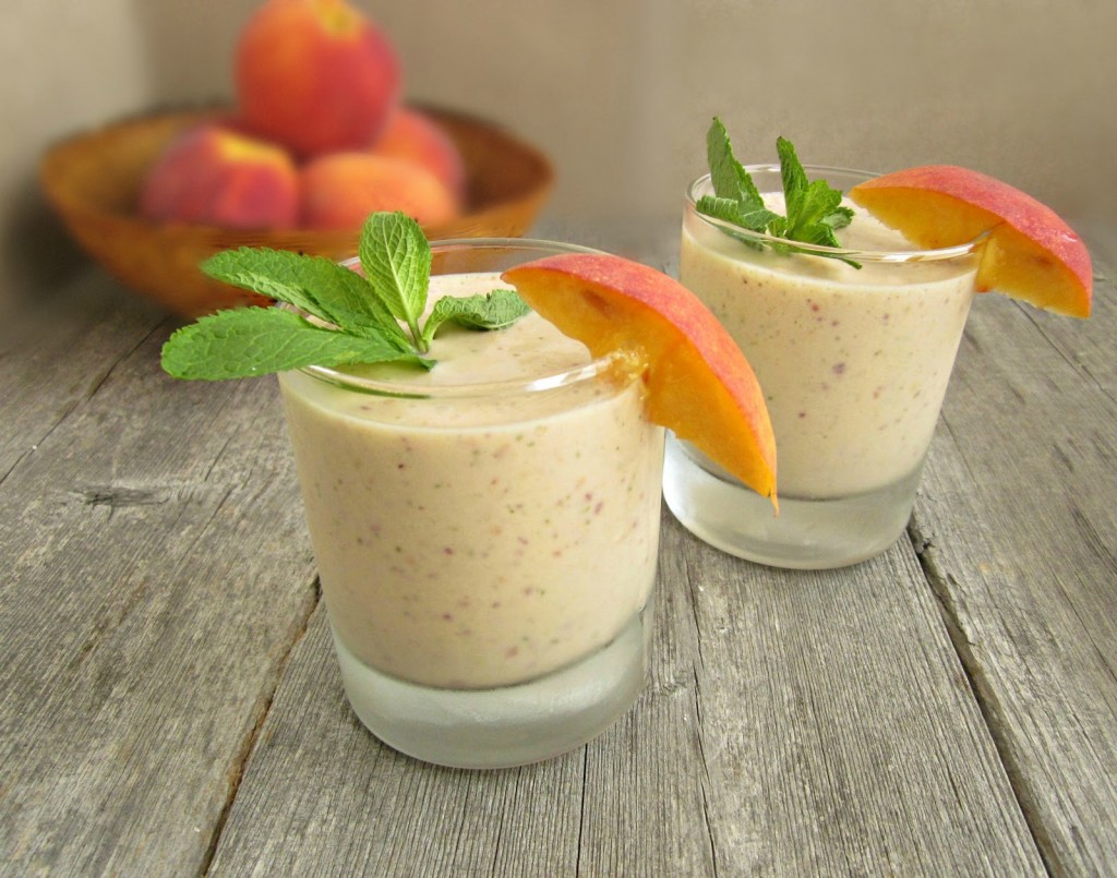 Smoothie alla pesca, ricetta light