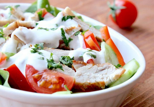 Insalata di pollo, ricetta light