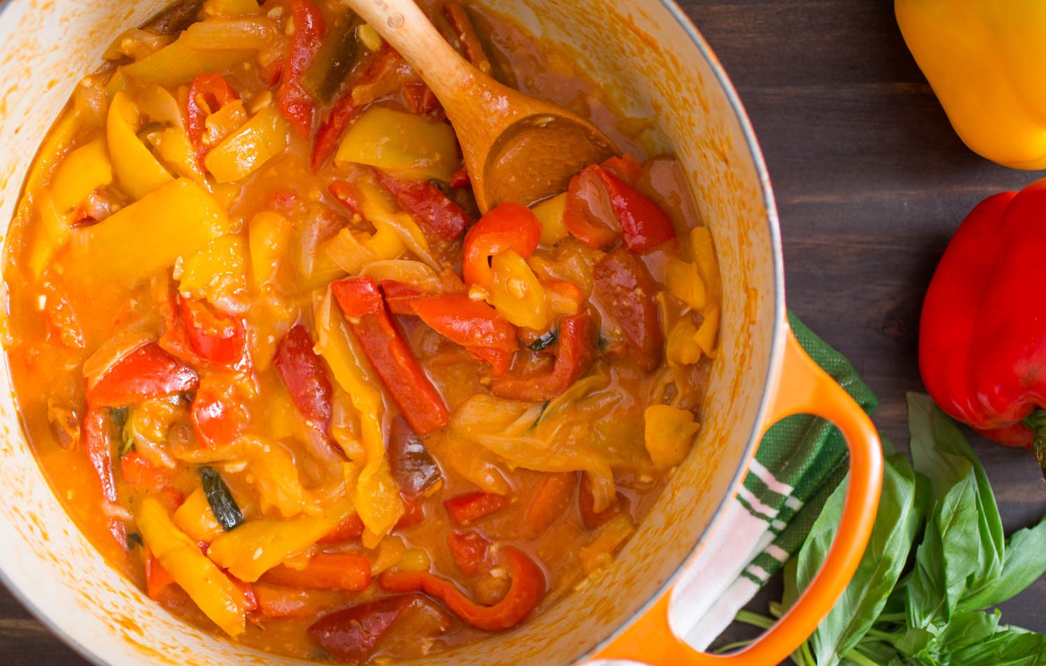 Peperonata in versione leggera, ricetta light