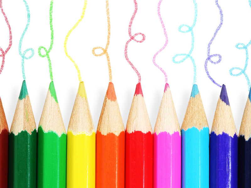 7 idee per riciclare le matite colorate