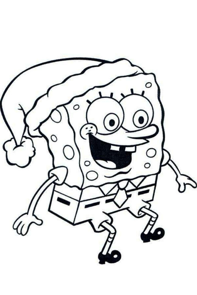 spongebob da colorare