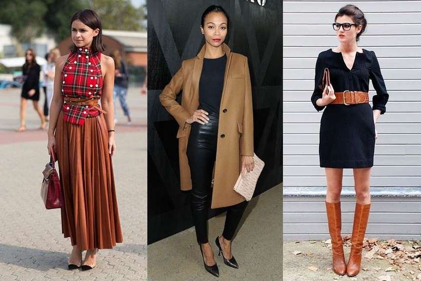 gonna marrone abbinamenti