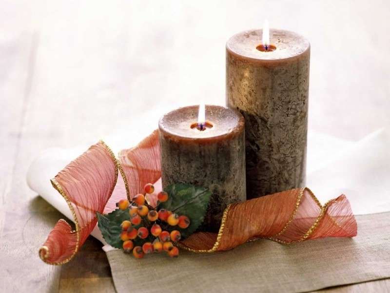 Candele marroni