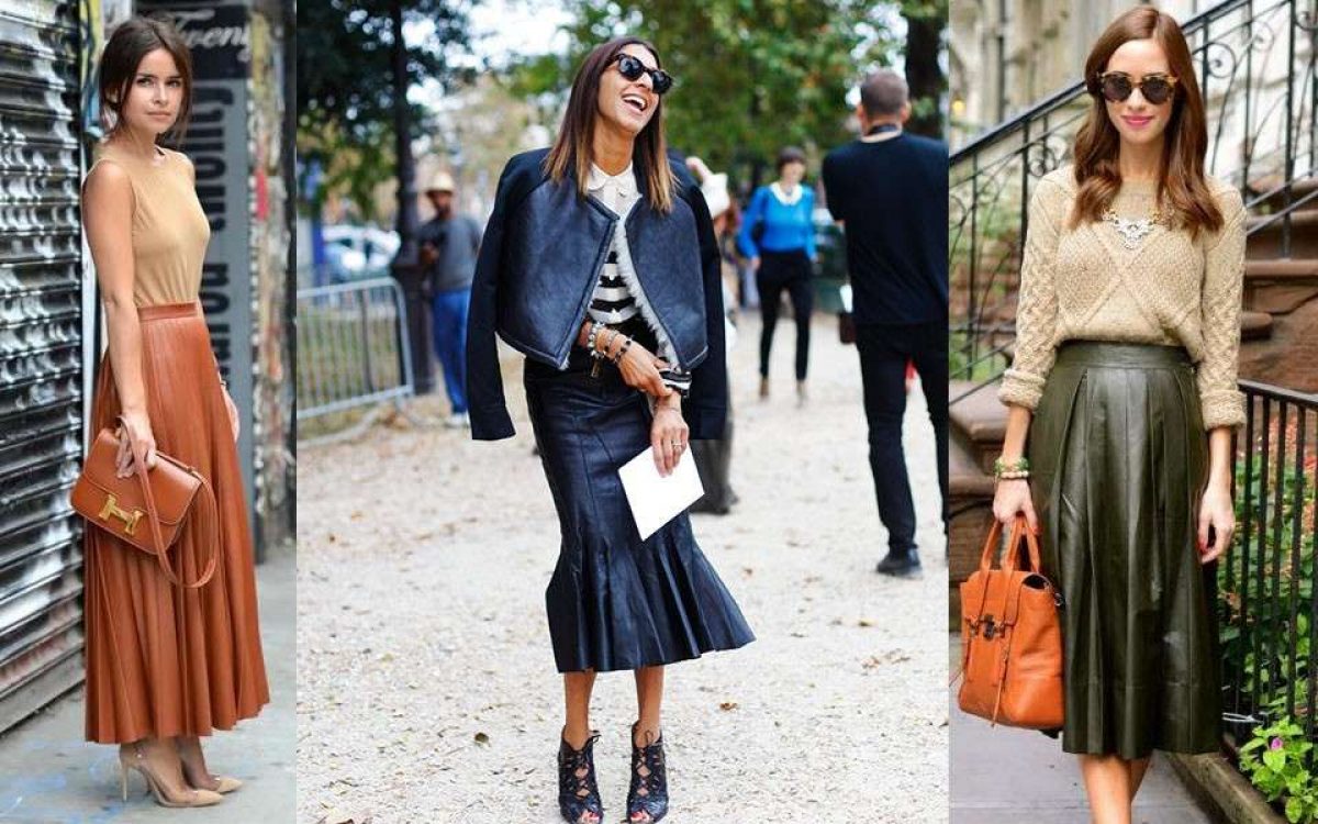 Outfit con la gonna in pelle: idee e consigli fashion | Pourfemme