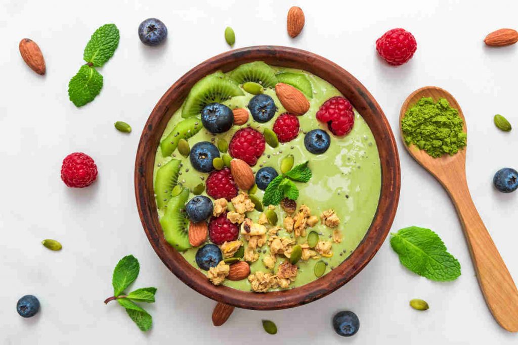 smoothie bowl the matcha