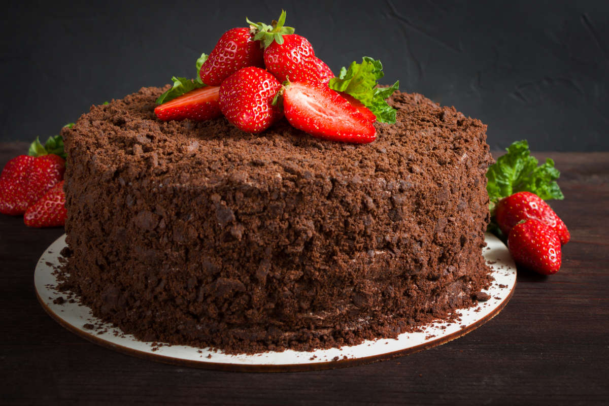 Torta nua al cioccolato