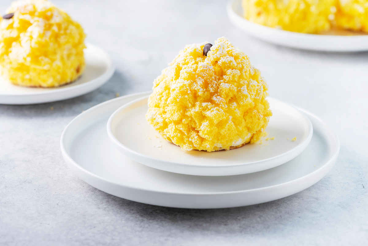 torta mimosa monoporzione