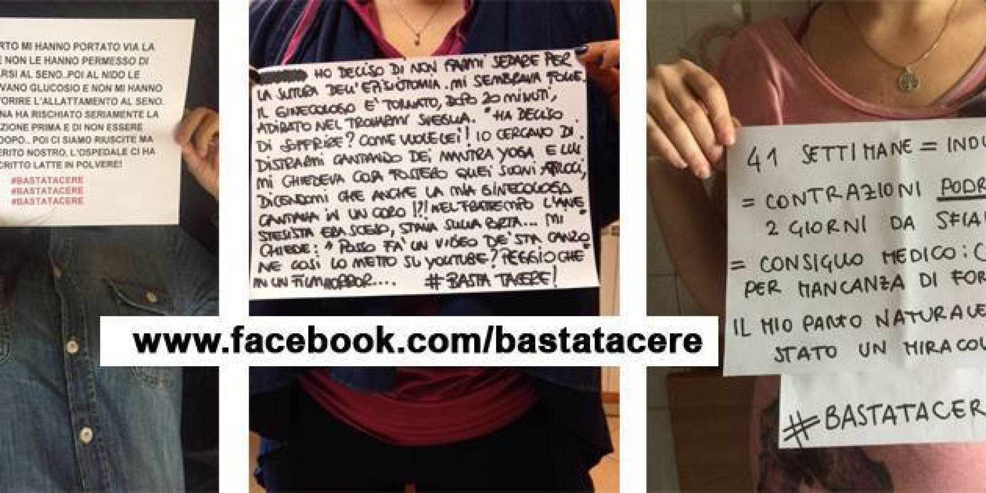 #bastatacere: la campagna social che chiede il reato di violenza ostetrica
