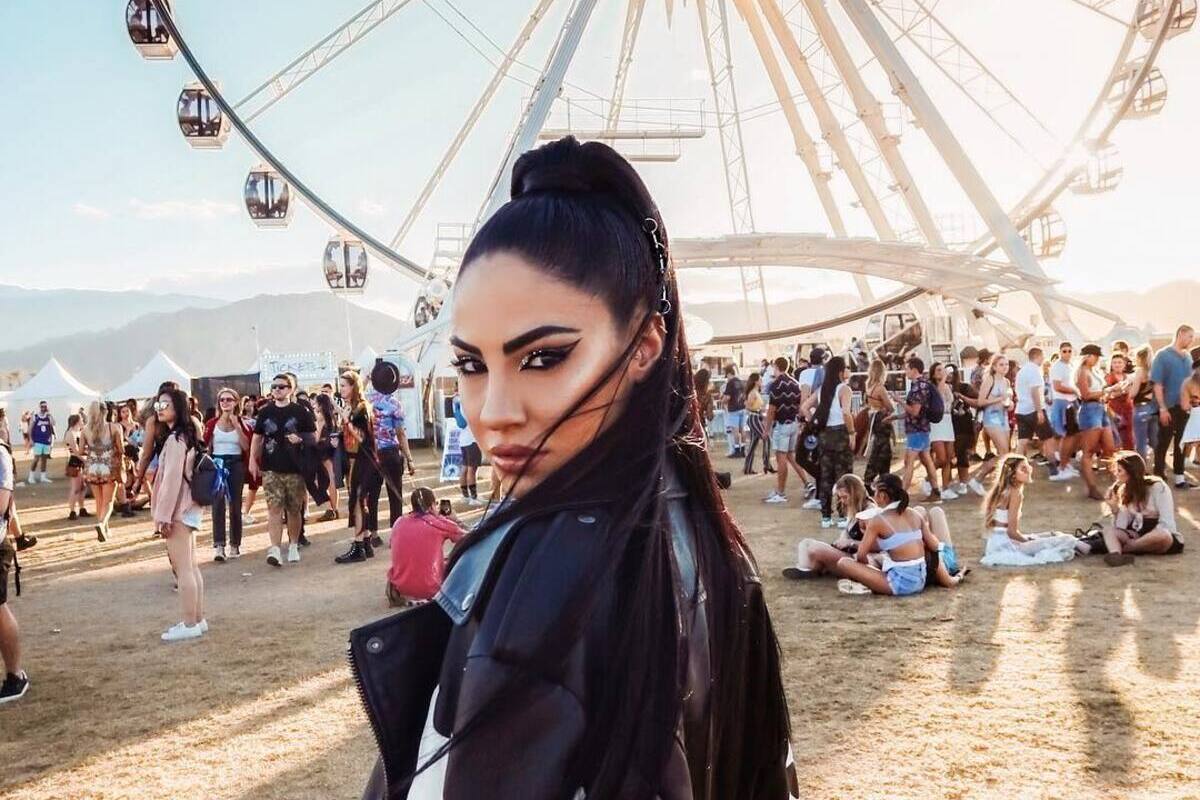 giulia de lellis coachella 2019-beauty look coachella ispirazione