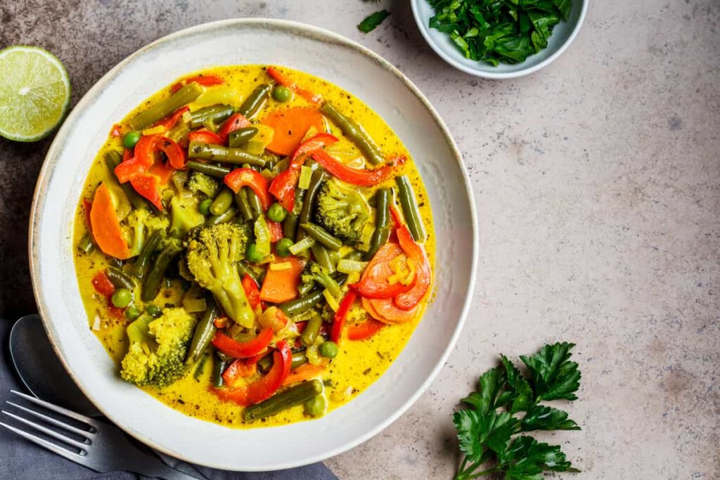 verdure al curry zucchine peperoni melanzane