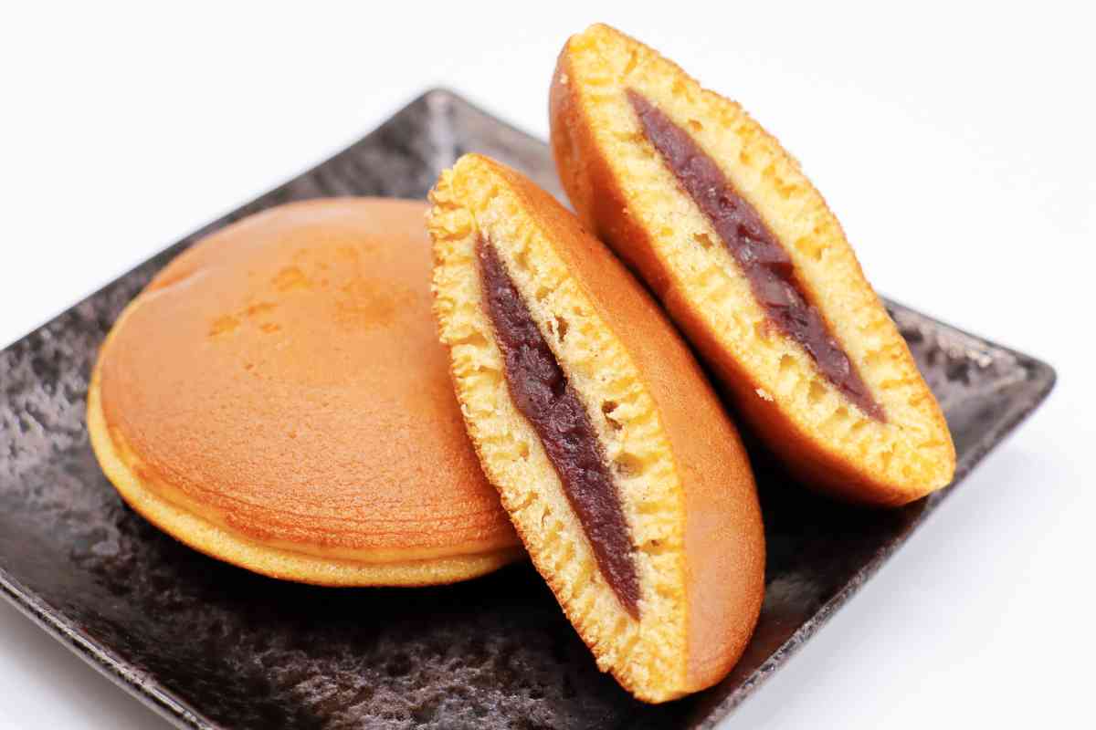 Dorayaki su un vassoio