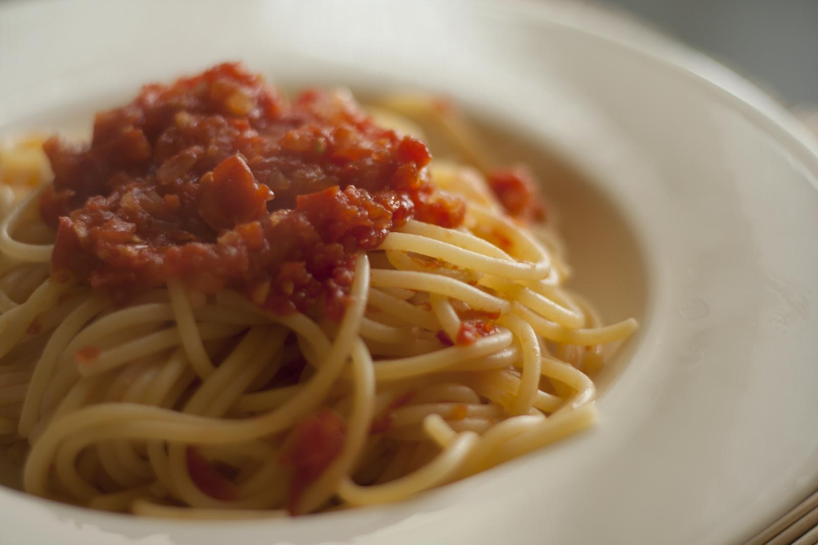 Pasta al pomodoro crudo, ricetta light