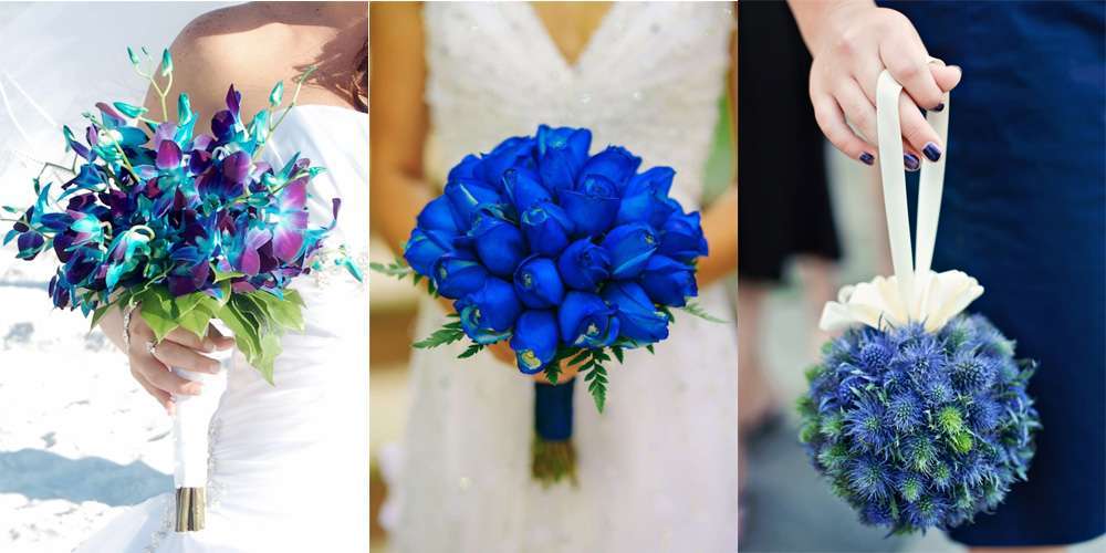 Bouquet blu per la sposa: idee e consigli [FOTO]