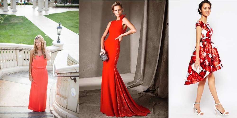 Vestito rosso hotsell matrimonio invitata