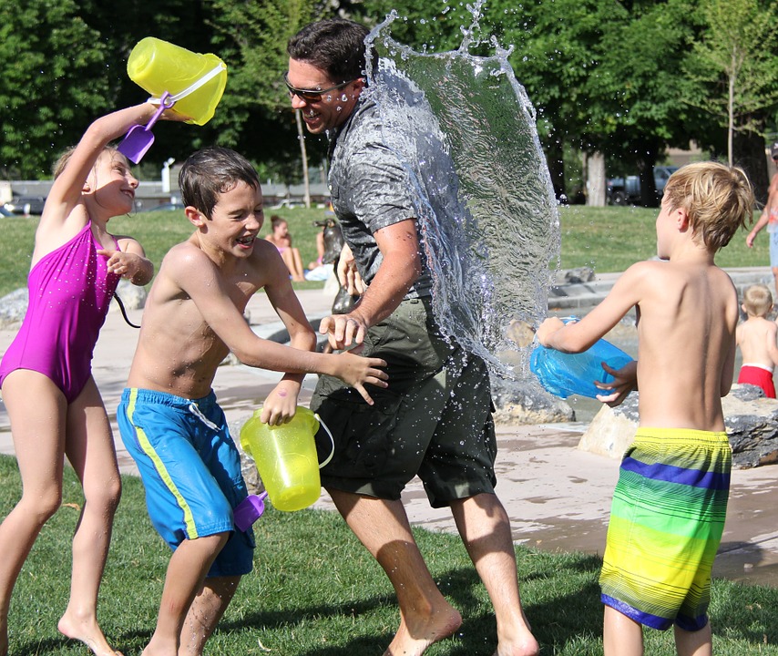 Giochi con l’acqua da fare con i bambini