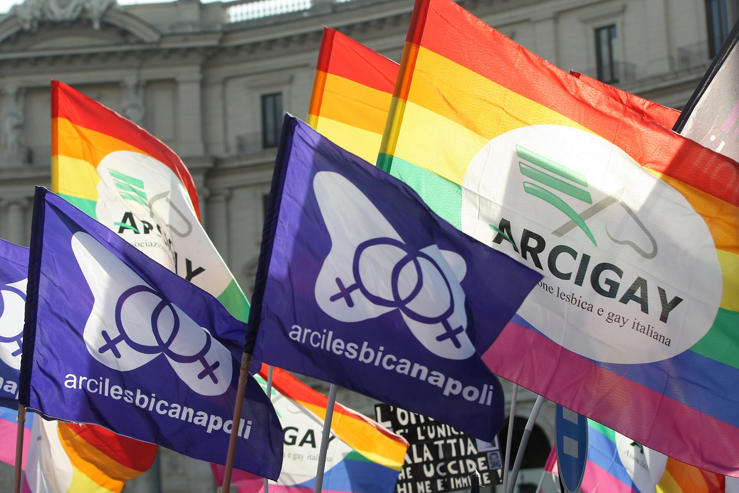 Manifestazione contro l'omofobia e per i diritti dei gay