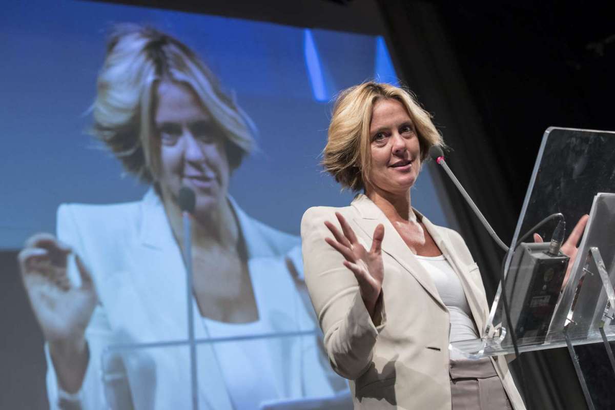 La ministra della Salute Beatrice Lorenzin al convegno sul Fertility Day