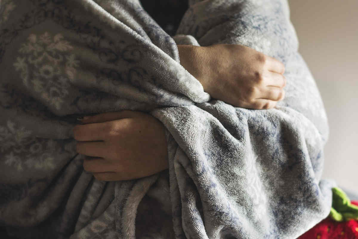 Coperta in pile da lavare