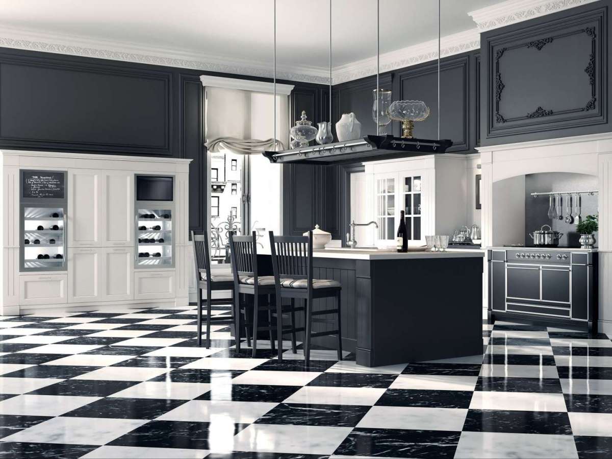 Cucina con isola di Minacciolo