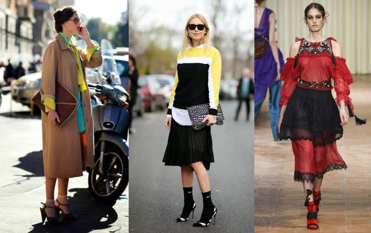 Sandali con le calze: la tendenza del momento dalle passerelle allo street  style [FOTO] | Pourfemme