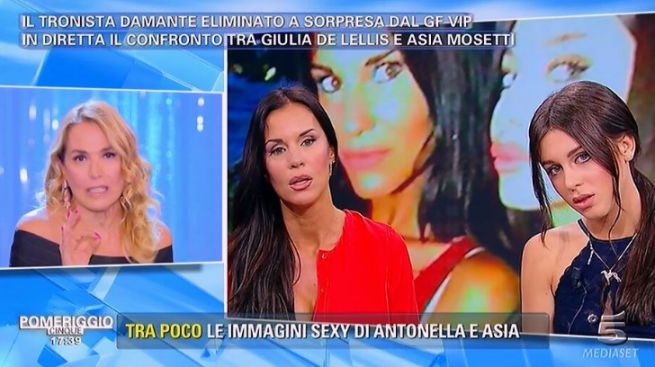 barbara durso contro antonella mosetti lite a pomeriggio 5