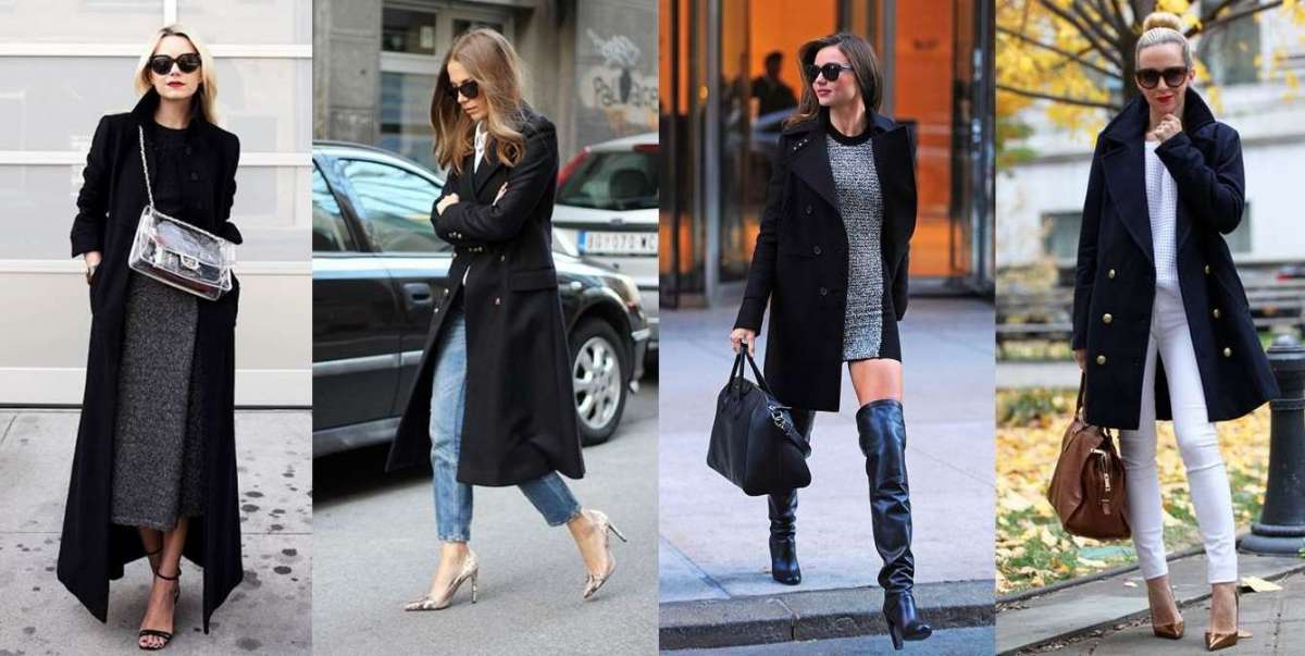 Come abbinare il cappotto nero: consigli per look glamour e chic [FOTO]