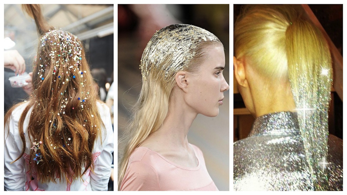 Capelli glitter: 6 modi di portarli per le feste