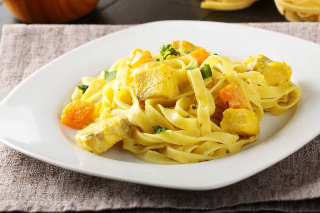 linguine lime e tofu