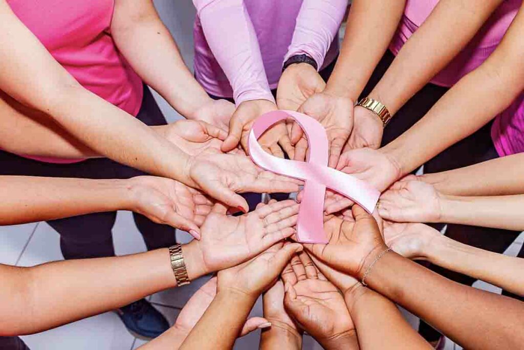Nastro rosa contro cancro al seno