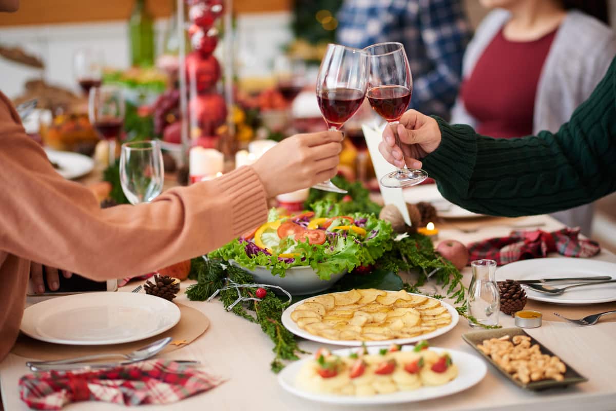 pranzo di natale con menu vegano