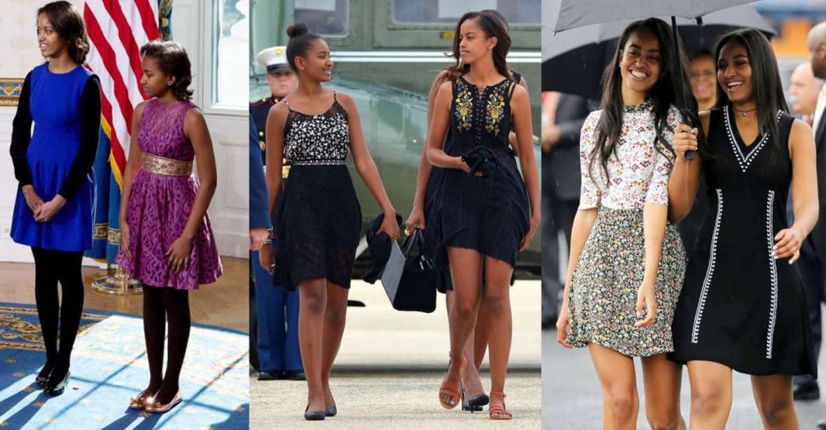 I look di Malia e Sasha Obama: l’evoluzione fashion delle figlie di Barack e Michelle [FOTO]