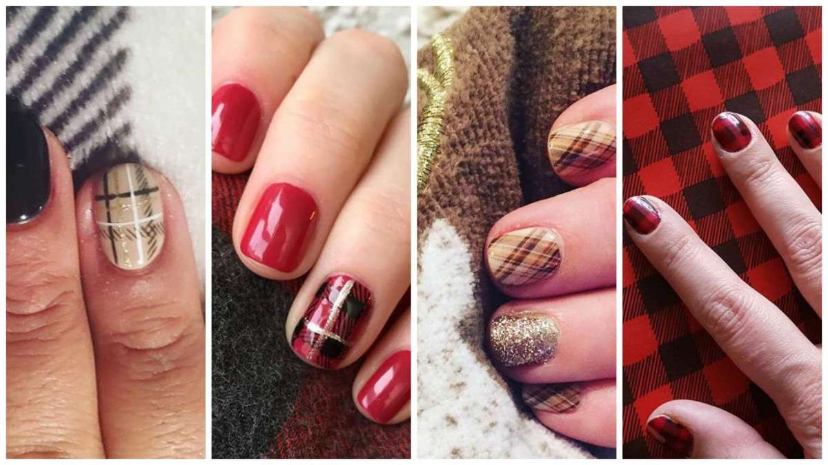 Plaid Nails, la manicure ideale per l’inverno: le idee social più originali [FOTO]