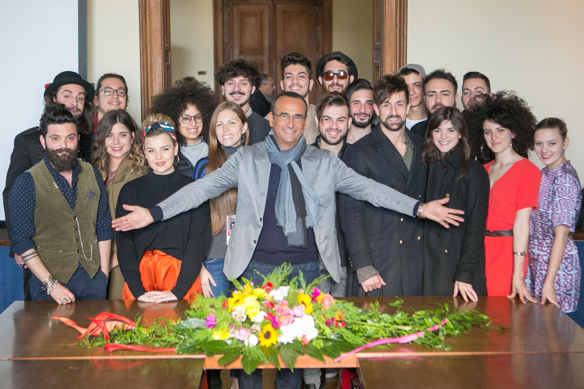 Carlo Conti presenta 'Sarà Sanremo'