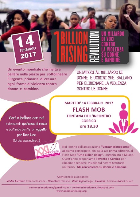 Ventunesimodonna aderisce a One Billion Rising: la campagna di San Valentino contro la violenza sulle donne