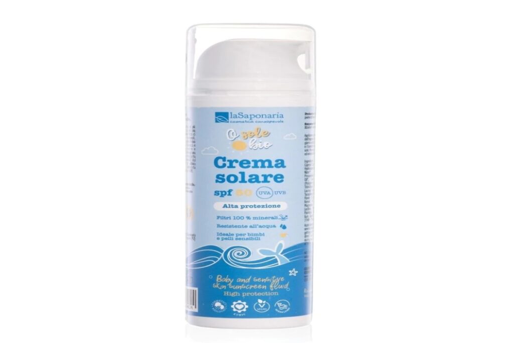 crema solare spf 50 La Saponaria