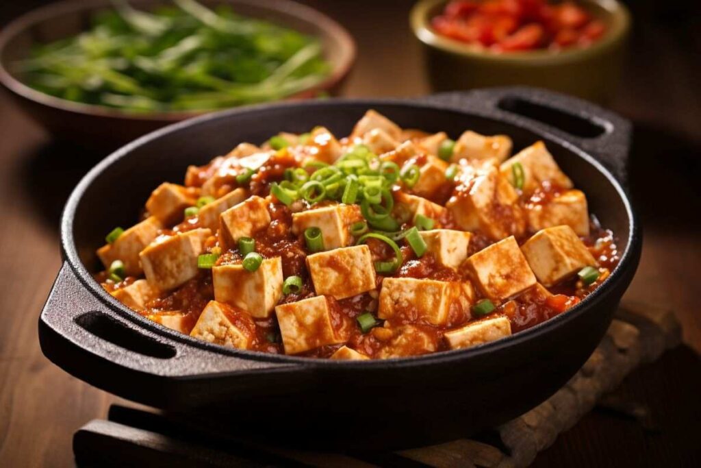 piatto di tofu