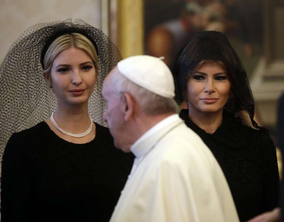Ivanka e Melania dal Papa