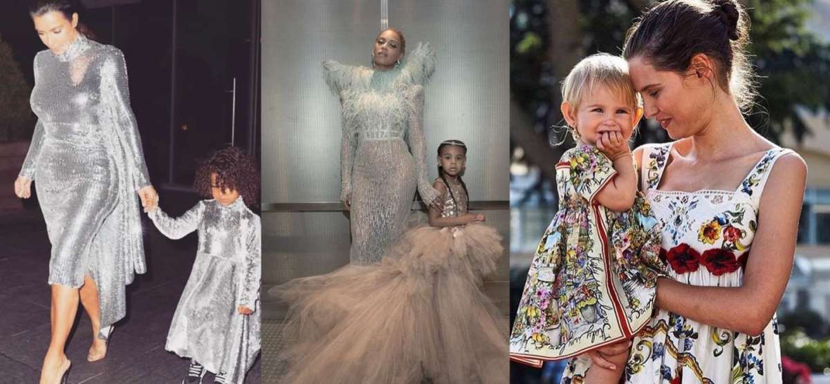 Star look lo stesso outfit per mamma e figlia Pourfemme