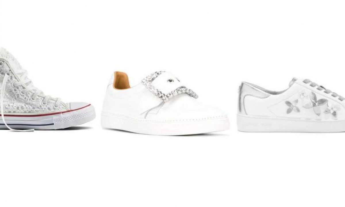Sposa in sneakers: le scarpe da ginnastica per il matrimonio più belle |  Pourfemme
