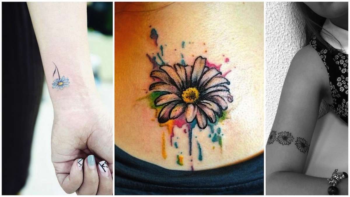 Tatuaggi con la margherita: significato e disegni più belli