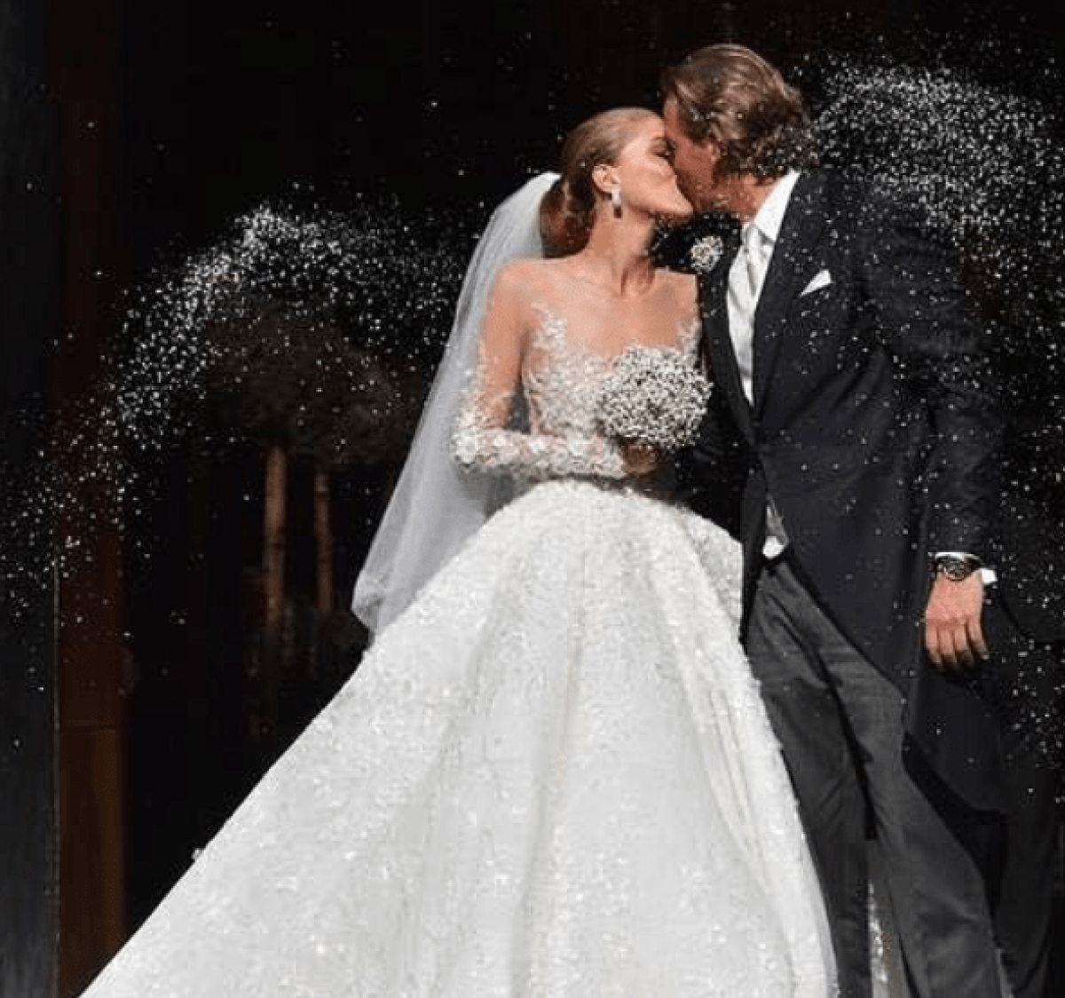 Victoria Swarovski, 500mila cristalli sul suo abito da sposa | Pourfemme