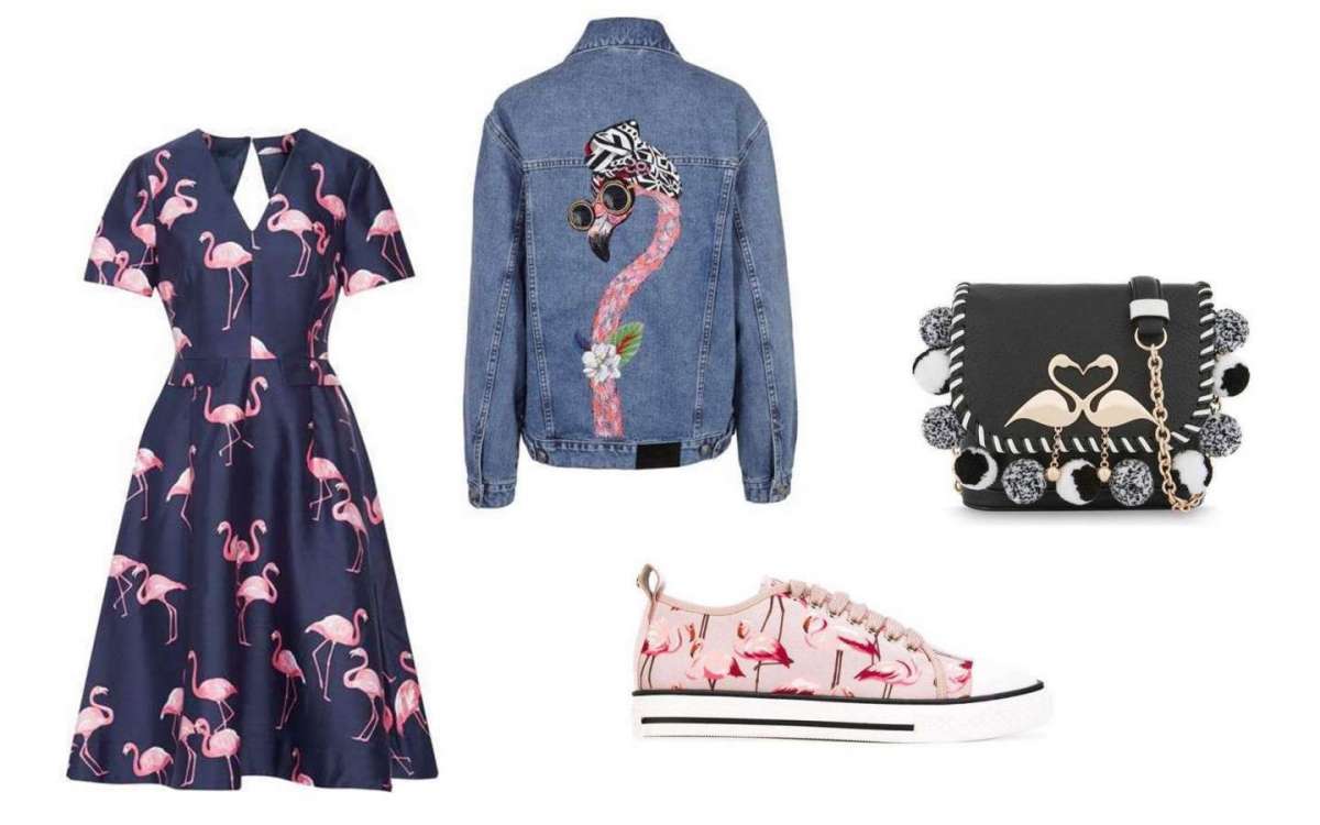 È flamingo mania: abbigliamento e accessori con fenicotteri per l’estate