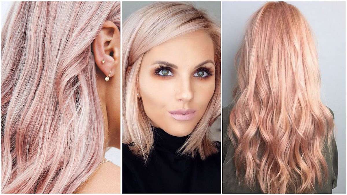 Colore capelli Rose Gold, il rosa dell’Autunno/Inverno 2017-2018