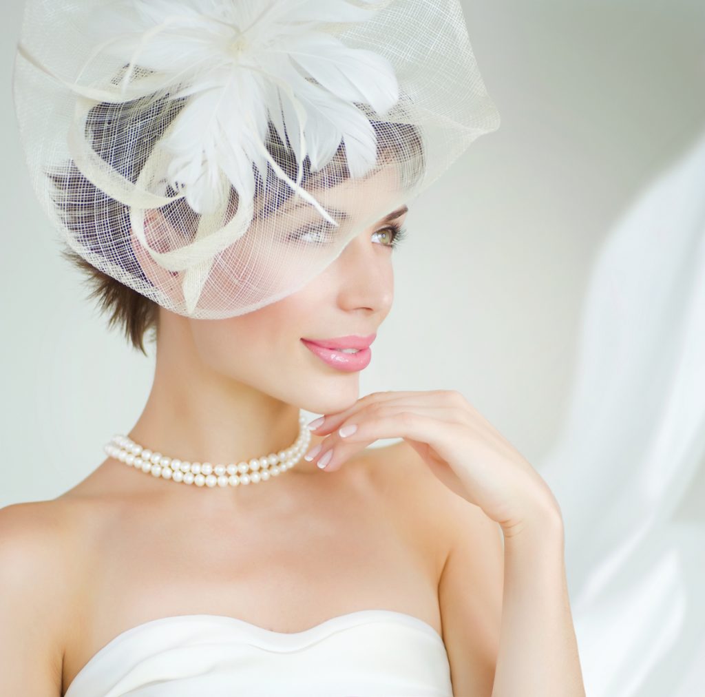 sposa con capelli cortissimi