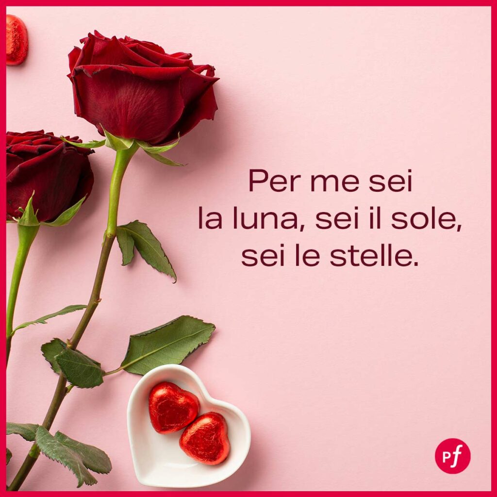 frase romantica per lei